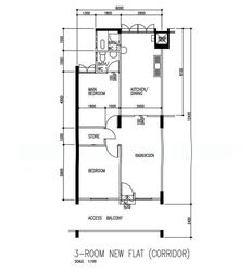 Blk 521 Bedok North Avenue 1 (Bedok), HDB 3 Rooms #613603351
